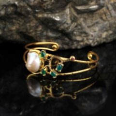 Lux Seri İnci & Oniks Bileklik