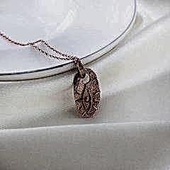 Minimal Göz Gümüş Kolye