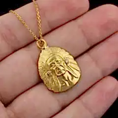 Kızıl Derili Elmas Doğaltaşlı Gümüş Kolye