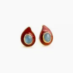 Tina Mineli Akuamarin Doğaltaşlı Küpe