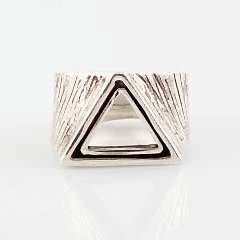 Triangle Erkek Gümüş Yüzük