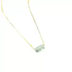 Dori Serisi Turmalin Doğaltaşlı Minimal Kolye