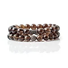 Dumanlı Kuvars Doğal Taşlı Ruh Eşi Bileklikler