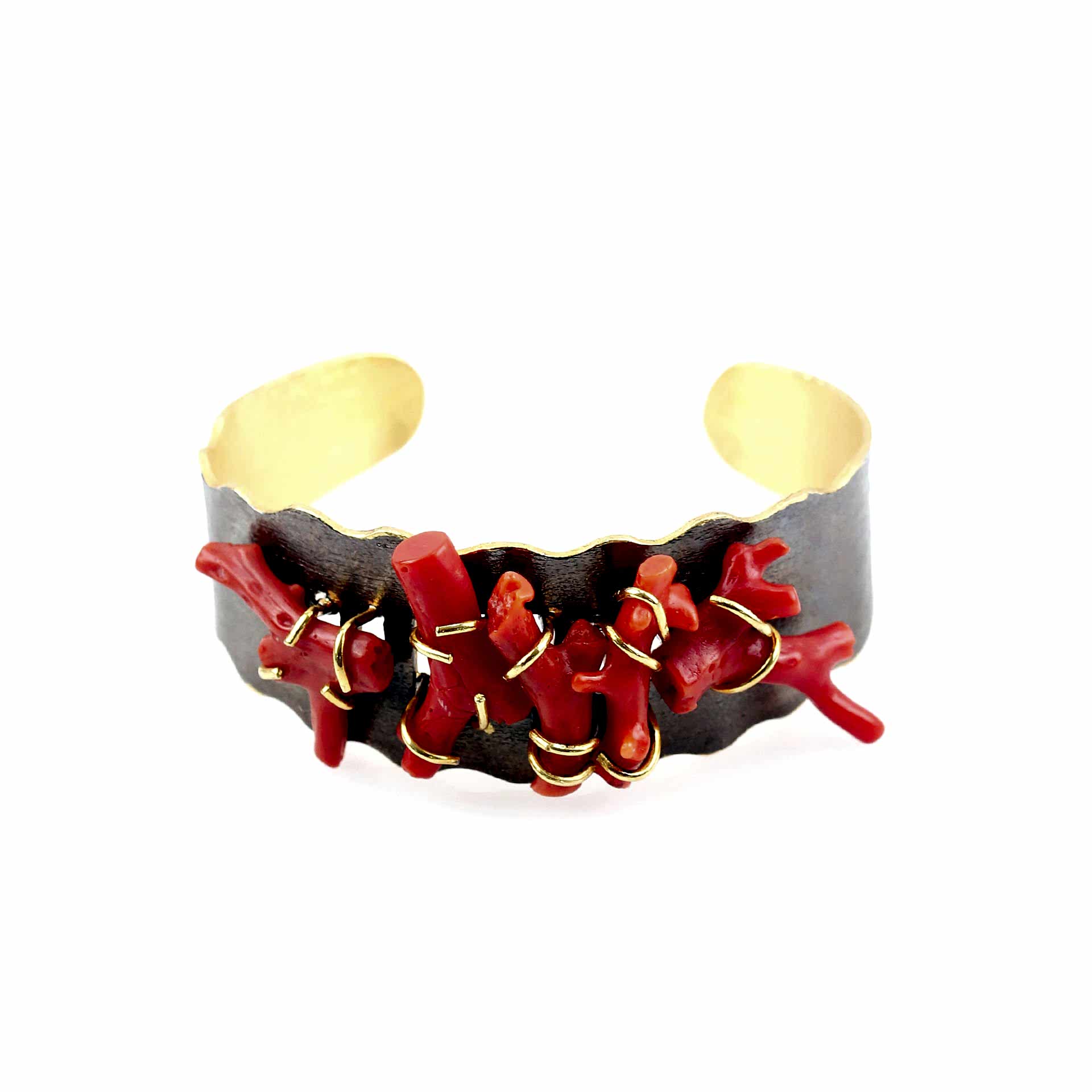 Özel Tasarım Mercan Gümüş Bileklik