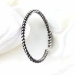 Örme Zincir Gümüş Erkek Bileklik