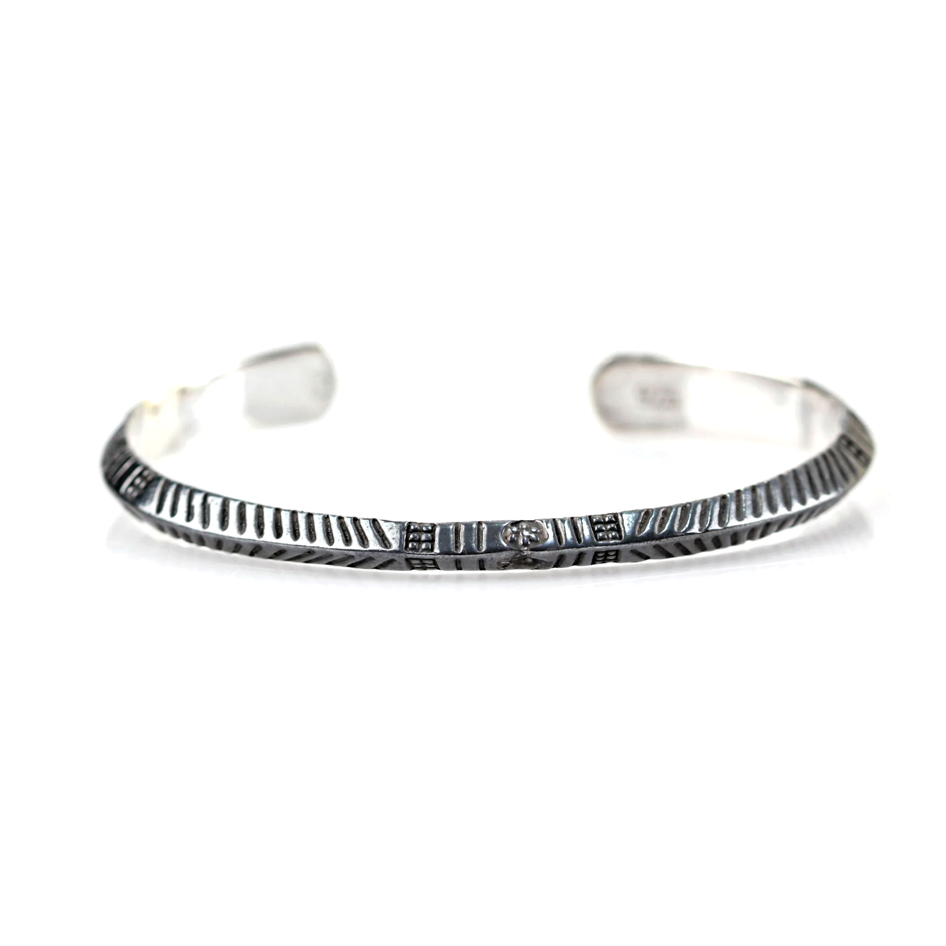 Vintage Model Gümüş Erkek Bileklik