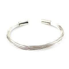 Tel Model Erkek Gümüş Bileklik