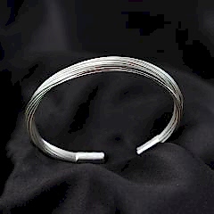 Tel Model Erkek Gümüş Bileklik