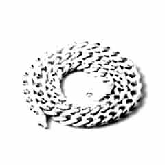 Kalın Gurmet Zincir Erkek Gümüş Kolye