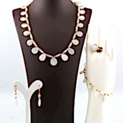 Aytaşı Doğal Taşlı Dizi Kolye Kombini